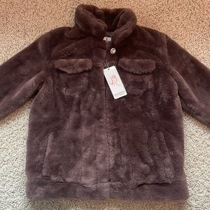 NWT Urban Republic Girls Faux Fur Coat